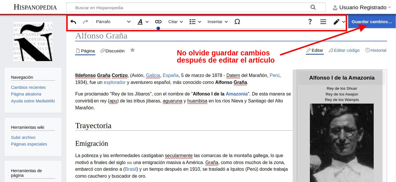 Acceder como Usuario registrado