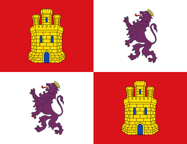 Archivo:Flag of Castile and León.svg