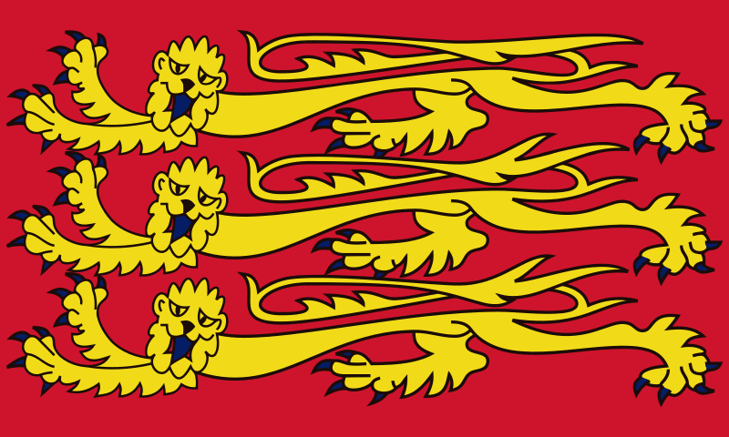 Archivo:Royal Banner of England.svg